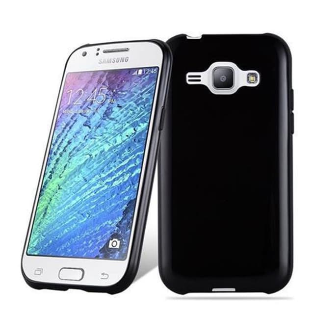 Samsung Galaxy J1 2015 Skal Fodral Case (Svart)