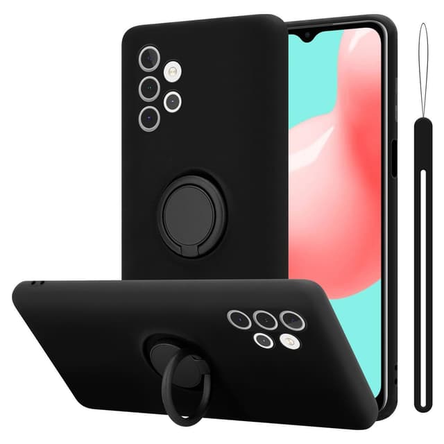Samsung Galaxy A32 5G Suojakuori Kotelo (Musta)