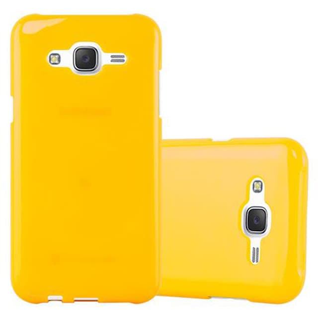 Samsung Galaxy J5 2015 Suojakuori Kotelo (Keltainen)