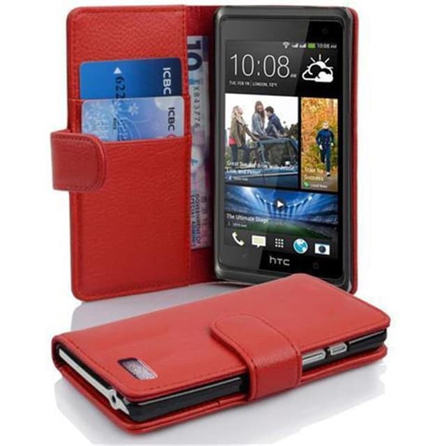 Pungetui HTC Desire 600 Cover Case (Rød)