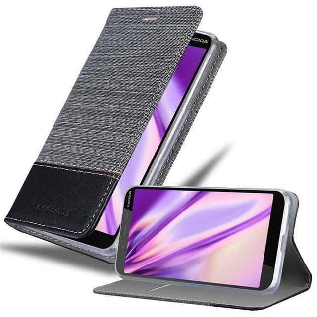 Nokia 1 PLUS Pungetui Cover Case (Grå)