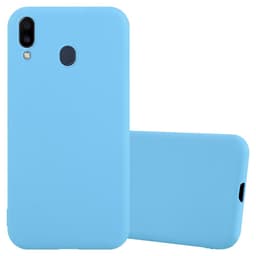 Deksel Samsung Galaxy M20 Silikon cover (blå)