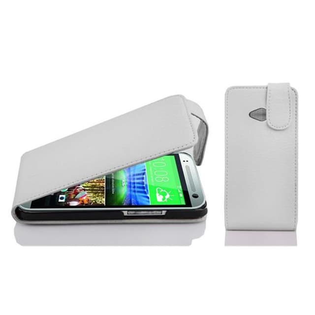 HTC ONE M8 MINI Pungetui Flip Cover (Hvid)