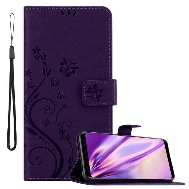 Samsung Galaxy S8 Plånboksfodral Skal (Lila)
