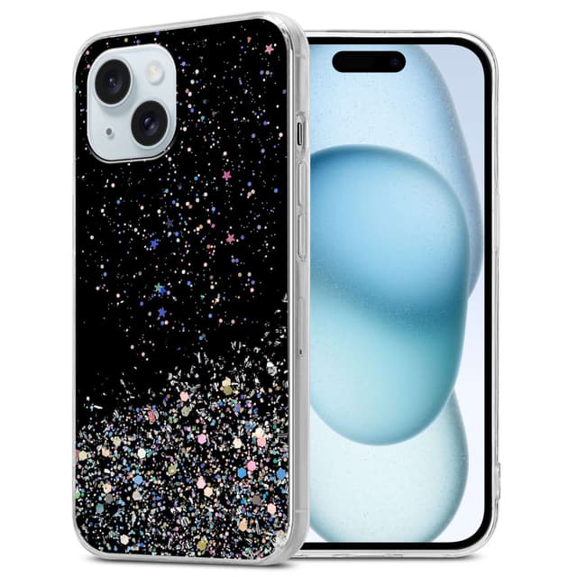 iPhone 15 PLUS Cover Etui Case (Sort)