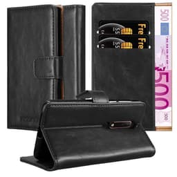 Nokia 6.1 lommebokdeksel etui (svart)