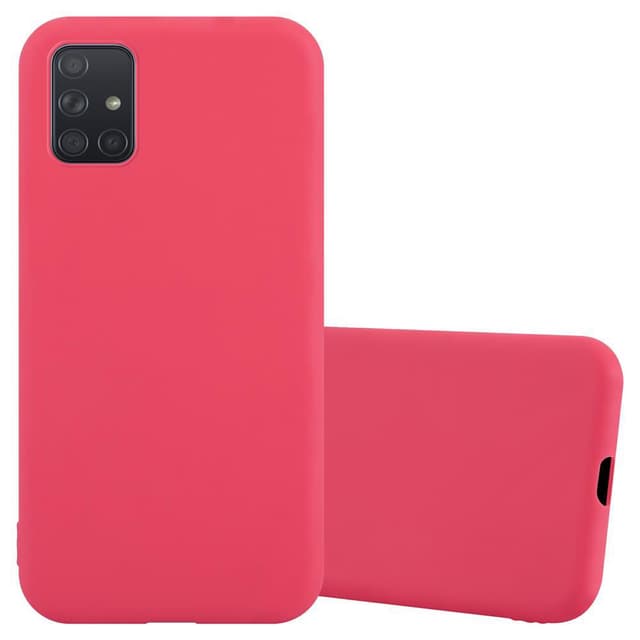 Skal Samsung Galaxy A71 4G Fodral Case (Röd)