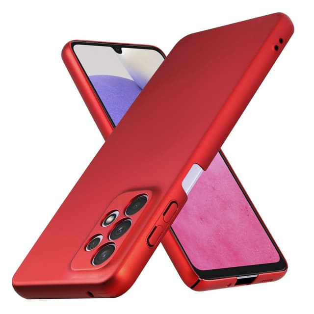 Samsung Galaxy A33 5G Skal Fodral Case (Röd)
