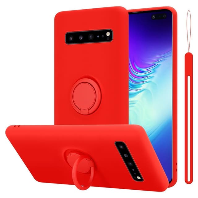 Samsung Galaxy S10 5G Cover Etui Case (Rød)