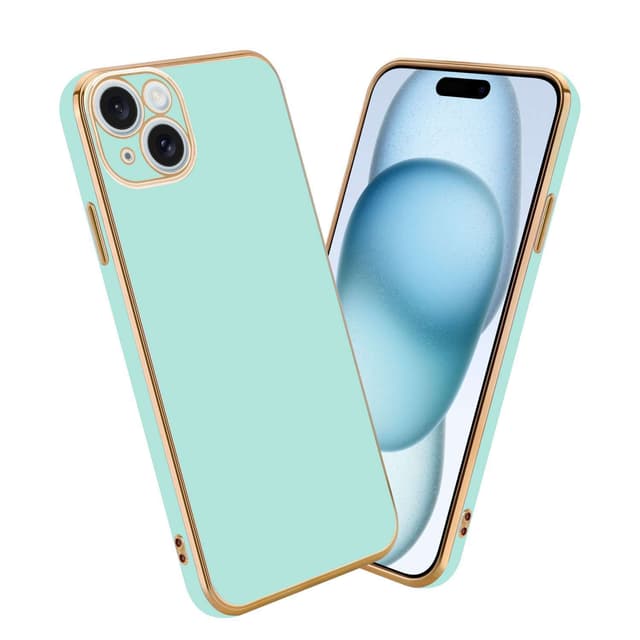 iPhone 15 PLUS Skal Fodral Case (Grön)