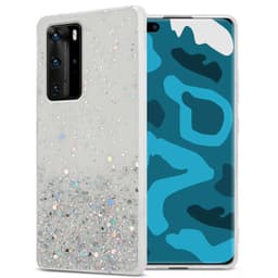 Huawei P40 PRO / P40 PRO+ Silikondeksel Glitter