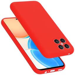 Honor X8 silikondeksel case (rød)