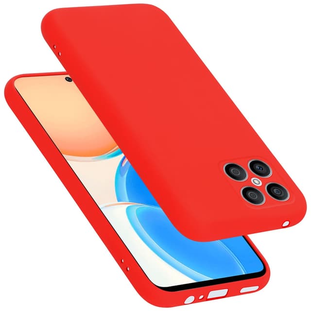 Honor X8 Suojakuori Kotelo Case (Punainen)