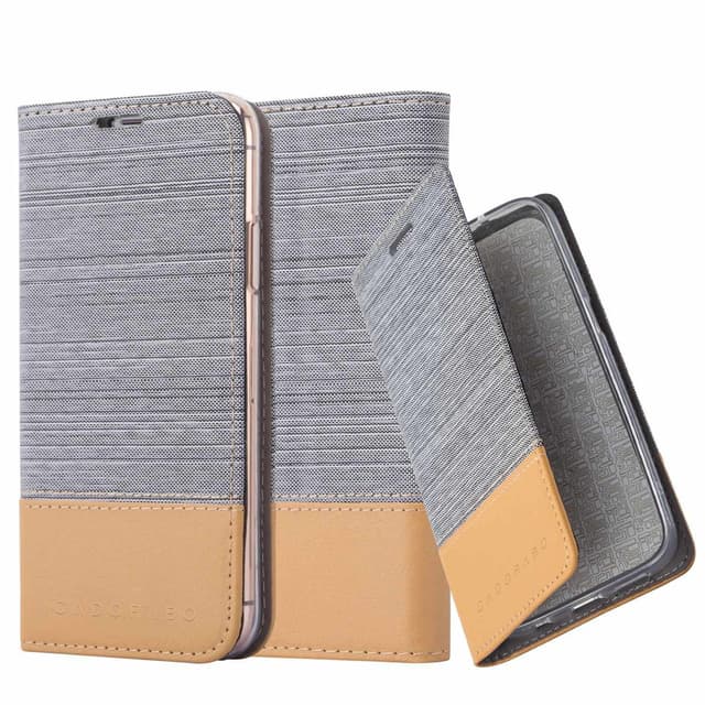 iPhone 13 Plånboksfodral Skal (Grå)