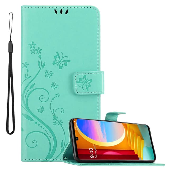 LG Velvet Suojakuori Lompakkokotelo (Turkoosi)