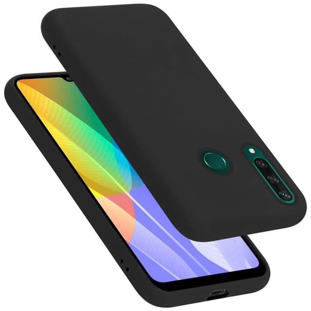 Huawei Y6P silikondeksel case (Svart)