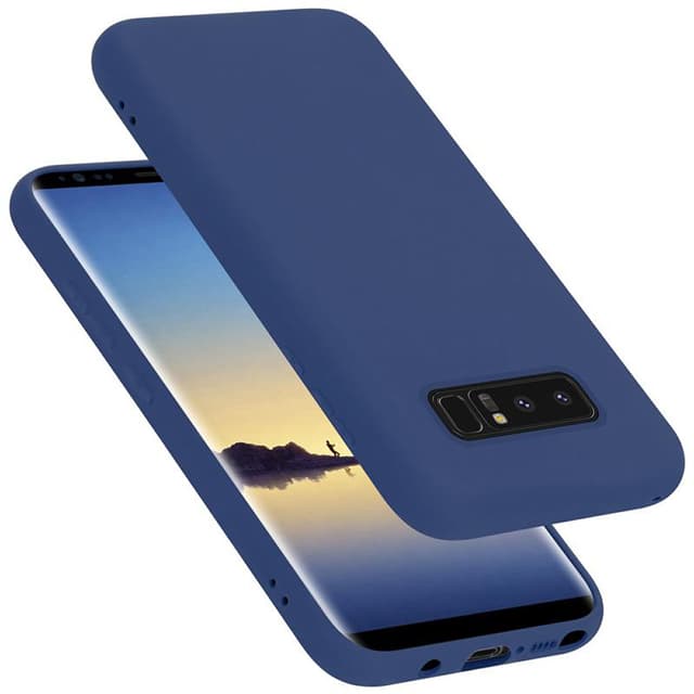 Samsung Galaxy NOTE 8 silikondeksel case (blå)