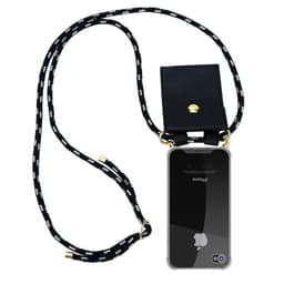 iPhone 4 / 4S Deksel med Halskjede (svart)
