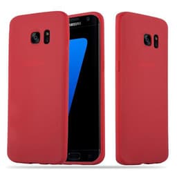 Skal Samsung Galaxy S7 EDGE Fodral Case (Röd)