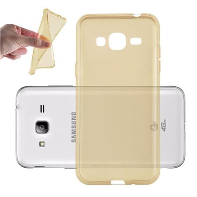 Samsung Galaxy J3 2016 Suojakuori Kotelo (kulta)