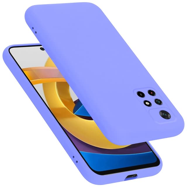 Xiaomi POCO M4 PRO 5G silikondeksel case (lilla)