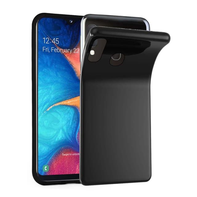 Samsung Galaxy A10e / A20e Skal Fodral Case (Svart)