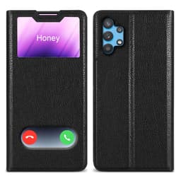 Lompakkokotelo Samsung Galaxy A32 5G Case (Musta)
