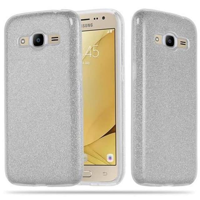 Samsung Galaxy J2 2016 Skal Fodral Case (Silver)