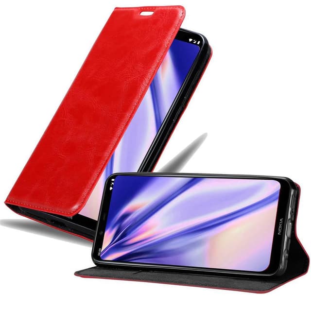 Nokia 8.1 Cover Etui Case (Rød)
