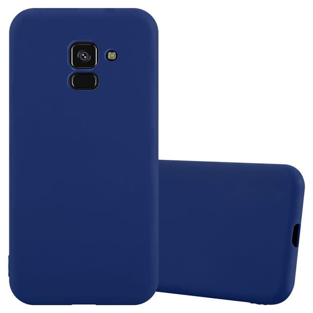 Samsung Galaxy A8 PLUS 2018 deksel tpu case cover (blå)