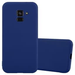 Suojakuori Samsung Galaxy A8 PLUS 2018 Kotelo (Sininen)
