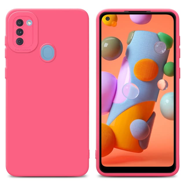 Samsung Galaxy A11 / M11 Skal Fodral Case (Röd)
