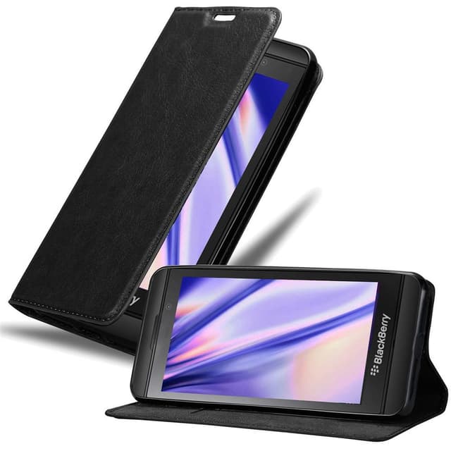 Blackberry Z10 lommebokdeksel case (svart)
