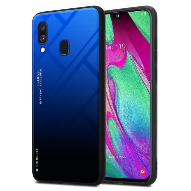 Samsung Galaxy A40 Skal Fodral Case (Svart)