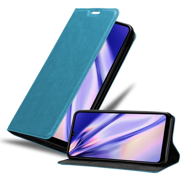 Huawei Y6P Suojakuori Lompakkokotelo (Turkoosi)