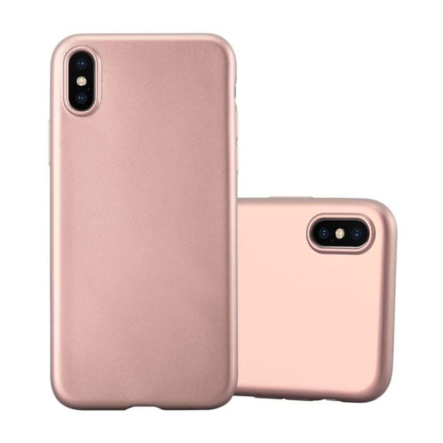 iPhone X / XS Suojakuori Kotelo (Vaaleanpunainen)
