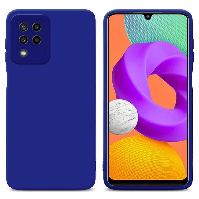 Samsung Galaxy M22 / M32 4G Suojakuori Kotelo (Sininen)