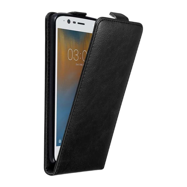 Nokia 3 2017 deksel flip cover (svart)