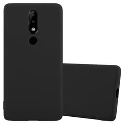 Nokia 5.1 PLUS / X5 deksel tpu case cover (svart)