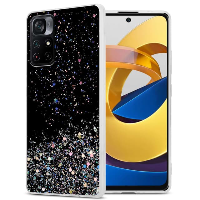 Xiaomi POCO M4 PRO 5G Skal Fodral Case (Svart)
