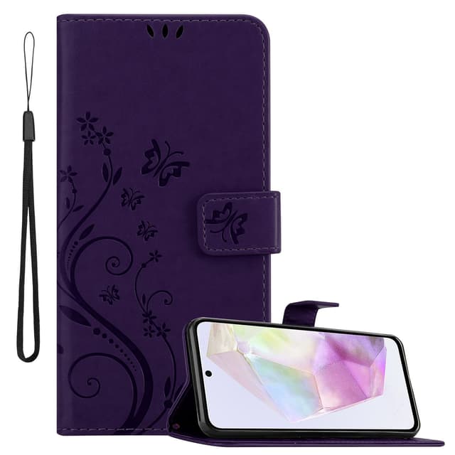 Samsung Galaxy A35 Plånboksfodral Skal (Lila)