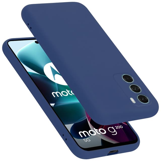 Motorola MOTO G200 5G Skal Fodral Case (Blå)