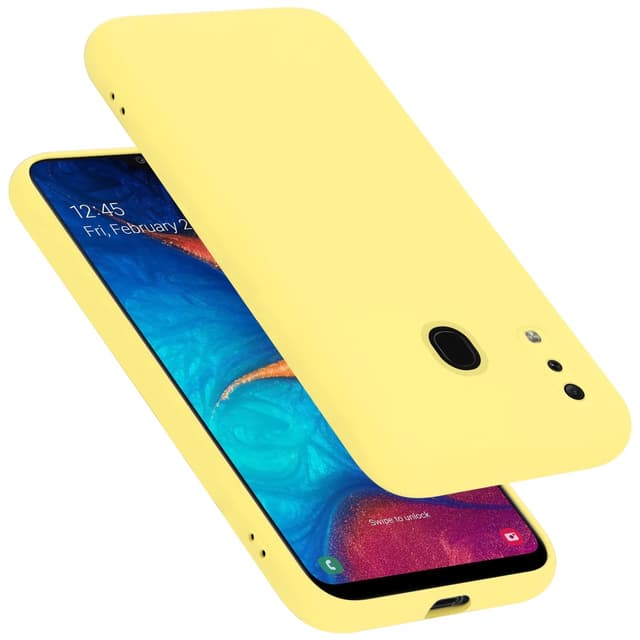 Samsung Galaxy A20 / A30 / M10s Skal Fodral Case (Gul)