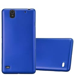 Sony Xperia C4 Suojakuori Suojakotelo Case (Sininen)
