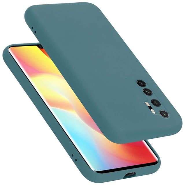 Xiaomi Mi NOTE 10 LITE Skal Fodral Case (Grön)