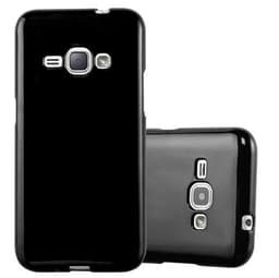 Samsung Galaxy J1 2015 Skal Fodral Case (Svart)