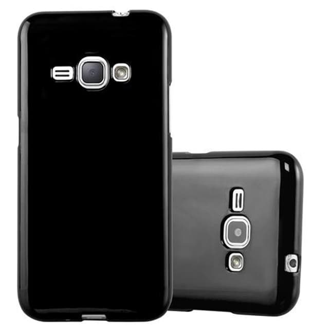 Samsung Galaxy J1 2015 Skal Fodral Case (Svart)