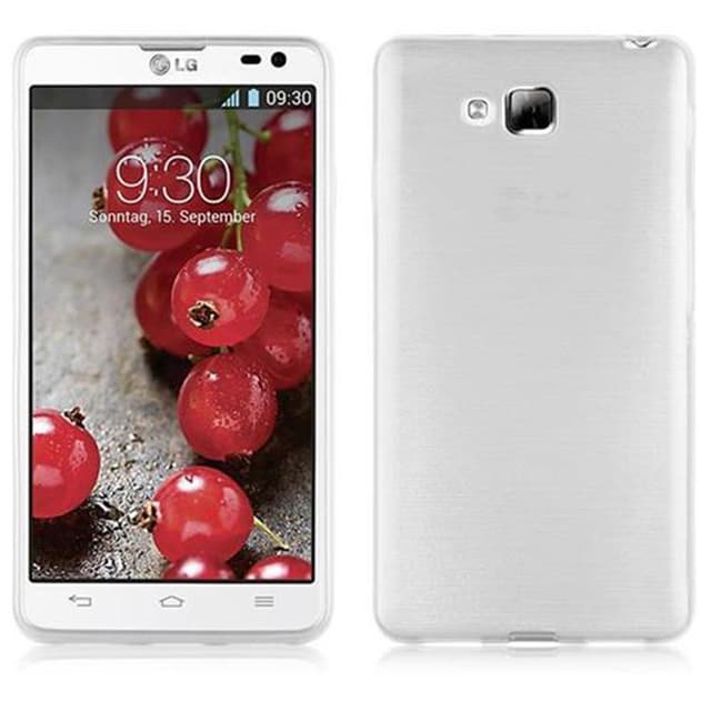 LG L9 II Cover Etui Case (Sølv)