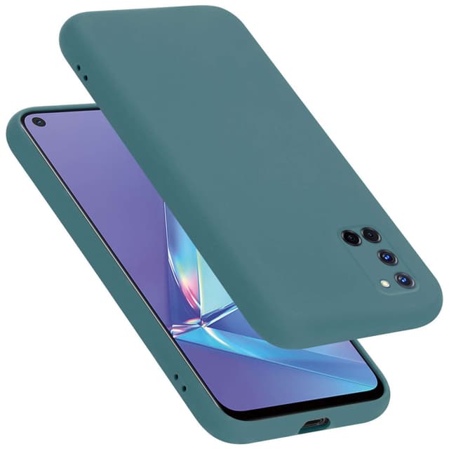 Oppo A92 Cover Etui Case (Grøn)
