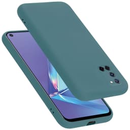 Oppo A92 silikondeksel case (Grønn)